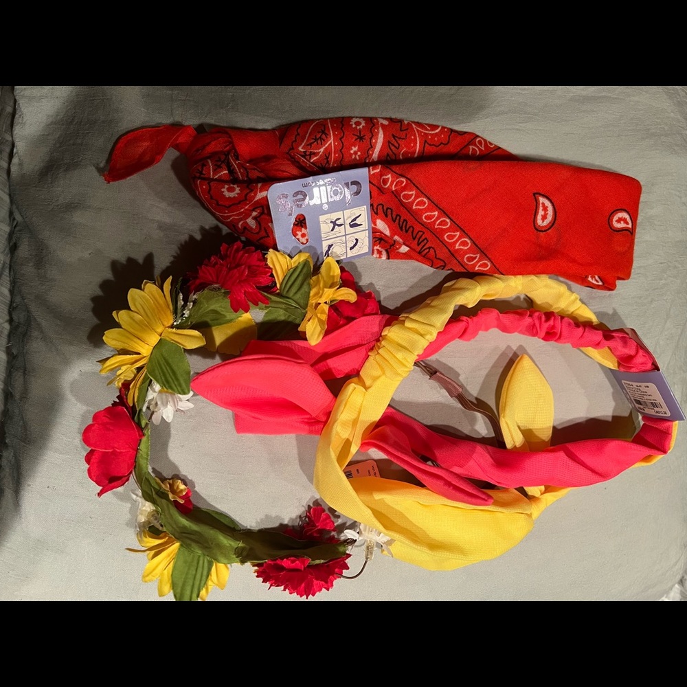 Assorted headbands from Claire’s.